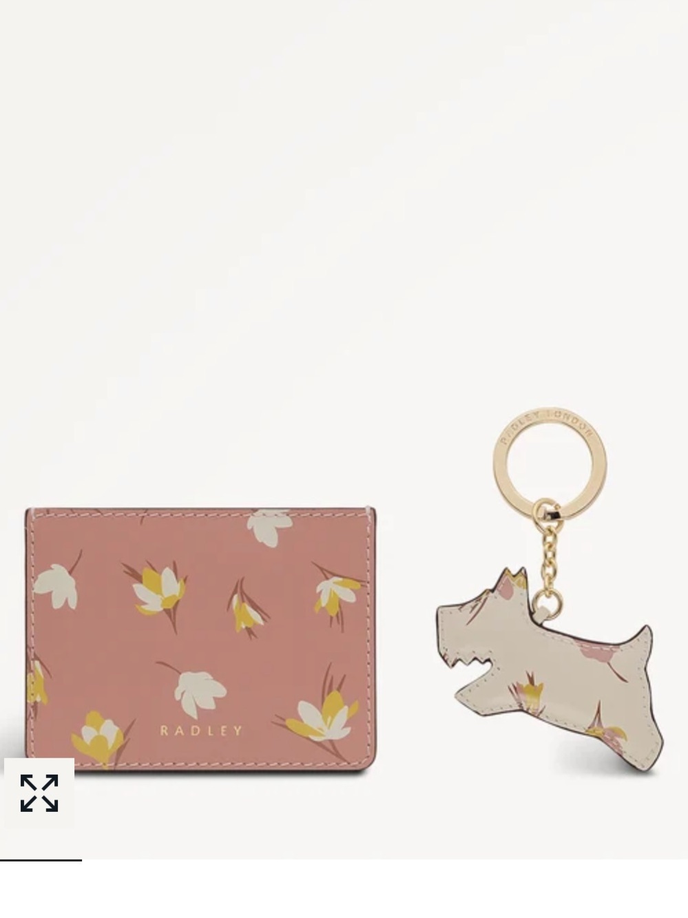 Radley London Spring Daze Small Cardholder and Keyring in Box